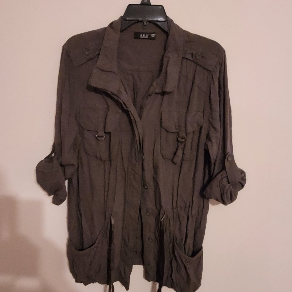 Lightweight Cargo Style Jacket